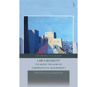 Triantafyllos Gkouvas Law's Humility (Tascabile) Law and Practical Reason