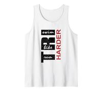 Triathletes Tri Harder - Bicicletta da Nuoto Ispirata al Triathlon Canotta