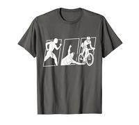 Triathlon Swim Bike Run accessorio sportivo per bici da corsa Tri Maglietta