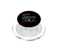 Triatleta Un atleta che ama nuotare in bicicletta Running Triathlon PopSockets PopGrip per MagSafe
