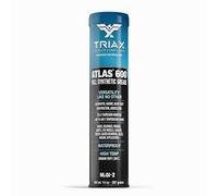 TRIAX Atlas 600 Grasso Sintetico Blu - NLGI 2, Alte Temperature >204°C, Impermeabile, Adesivo, Speciale per Cuscinetti a Sfera, Nautico, Resistente all'Acqua e Carichi Elevati (cartuccia di 400g)