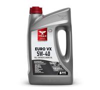 TRIAX Euro VX 5W-40 Olio Motore Completamente Sintetico PAO/Ester - Per Motori Benzina e Diesel di Auto Europee - Specifiche ACEA C3 A3/B4