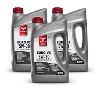 TRIAX Euro VX SAE 5W-30 Olio Motore Sintetico PAO Ester - Motori Benzina e Diesel con DPF e SCR - ACEA C3 API SP - VW/Audi 504.00 507.00 502.00 505.01 - BMW LL-04 - MB 229.51 229.31 (3 x 5 quarts)