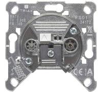Triax FS 01 Presa per antenna Onde ultracorte, TV Da incasso Presa terminale