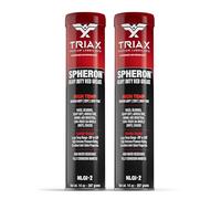TRIAX Spheron HT-2 Grasso Rosso al Litio Complesso NLGI-2 - Per Cuscinetti Ruota Mozzi Assali Giunti Telaio e 5a Ruota 2 x 400 g