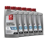 TRIAX Synergy Gear MAX 75W-140 GL-5 - Lubrificante sintetico a base PAO per assali, differenziali e differenziali a slittamento limitato, intervalli di servizio lunghi. (6 × 0,946 L (6×1 quart))
