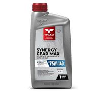 TRIAX Synergy Gear MAX 75W-140 GL-5 - Lubrificante sintetico a base PAO per assali, differenziali e differenziali a slittamento limitato, intervalli di servizio lunghi. (0,946 L (1 quart))