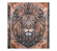 Tribal Lion calamite per lavastoviglie, riutilizzabili, per frigorifero, decorazione per le vacanze, 58,4 x 66 cm