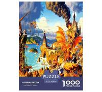 Tribal Town 1000 Pezzi Puzzle Classici Per Adulti E Bambini A Partire Da 12 Anni Giochi Educativi Giocattoli Sfida Impossibile - Regalo Per Amore E Amico 70x50cm/1000pcs