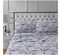 Tribeca Living Set di lenzuola con tasca profonda, Winter Wonderland, per letto