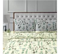 Tribeca Living Set lenzuola con tasca profonda, Fleur, Queen