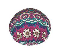 Tribù colorate Riutilizzabile Impermeabile Lavabile Regolabile Adatto a donne Tutte le lunghezze di capelli Cuffia da a