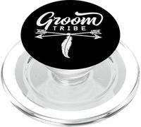 Tribù dello sposo abbinato carino freccia matrimonio addio al celibato PopSockets PopGrip per MagSafe