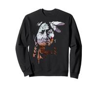 Tribù Sioux seduto del capo dei nativi americani Felpa