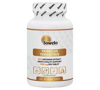 Tribulus Terrestris 1000 mg - 95% Saponine - 60 Compresse - Vitalità Uomo