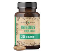 Tribulus Terrestris - 200 Capsule - 90% Saponine - Vegano - Senza Additivi