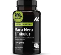 Tribulus Terrestris 90% Saponine + Maca Nera 40.000 Mg - Con Zinco E Vitamina B6