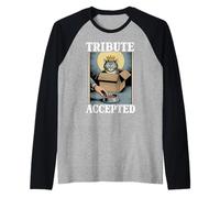 Tribute Accepted Cat in Box, Ciotola per Cibo Funny Cat Maglia con Maniche Raglan