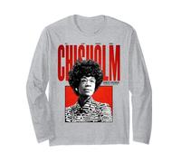 Tributo al Mese della Storia Nera di Shirley Chisholm Maglia a Manica