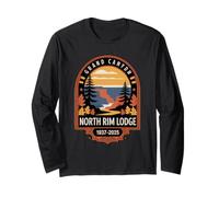 Tributo al North Rim Lodge Grand Canyon, 1937-2025 Maglia a Manica