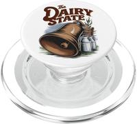 Tributo Vintage Wisconsin Stato Del Latte PopSockets PopGrip per MagSafe