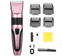 Tricche per capelli in cordone, trimmer per capelli elettrici da uomo, Macchina per rasoio ricaricabile a barbiere elettrico, Kit di toelettatura per fodere per Edgers professionisti (Rose)