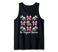 Triceratopo Dinosaur Girl Coquette Bow The Original Unicorn Canotta