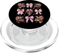 Triceratopo Dinosauro Ragazza Coquette Bow Rosa Mamma PopSockets PopGrip per MagSafe