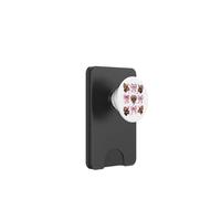 Triceratopo Dinosauro Ragazza Coquette Bow Rosa Mamma PopSockets PopWallet per MagSafe