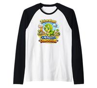 Triceratopo Il Mio Dinosauro Preferito Maglia con Maniche Raglan