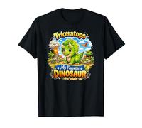Triceratopo Il Mio Dinosauro Preferito Maglietta