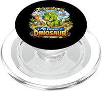 Triceratopo Il mio dinosauro preferito PopSockets PopGrip per MagSafe