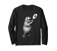 Tricheco Giocare Pickleball Sport Amante degli animali Maglia a Manica