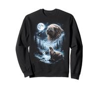 Tricheco Ululando alla Luna 90's Retro Felpa