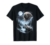 Tricheco Ululando alla Luna 90's Retro Maglietta