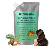 Trichology Shampoo Volumizzante Anticaduta e Minore Caduta - Rinforza le Radici, Riduce la Rottura, Aggiunge Spessore e Lucentezza per Uomo e Donna (300 ml) (1Pc)