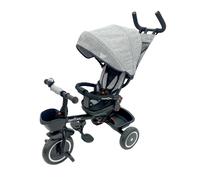 Triciclo 4-in-1 GioJoy Moove-1 Grigio - Comfort, Sicurezza e Divertimento per i Primi Passi