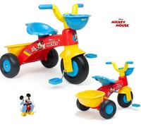 Triciclo Bambini Primi Passi con Cestino Anteriore e Posteriore Topolino Disney