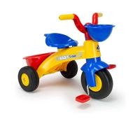 INJUSA - Triciclo per Bambini da 1 a 3 Anni Baby Trico | Pedali | Cestino Anteriore e Posteriore | Ruote in Plastica con Fascia in Gomma | Maniglia per il Trasporto | Multicolore (353)