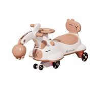triciclo Bici da equilibrio con braccio di scavo mobile, giocattolo da cavalcare for bambini dai 3 ai 6 anni, for interni ed esterni balance bike(Roze,With digging arm)