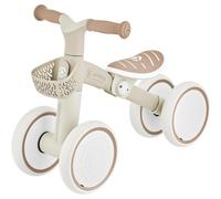 Triciclo Cavalcabile Beige Ergonomico Ecologico Cestino per Equilibrio