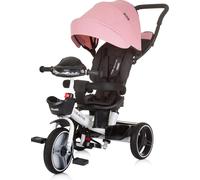 Triciclo con cappottina Chipolino Be Active 2 in 1 Pink Linen