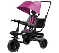 TRICICLO DIREZIONABILE METALLO PIEGHEVOLE SEDILE REGOLABILE BIEMME BAMBINI ROSA