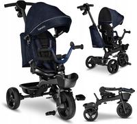 lionelo Kori Triciclo Evolutivo per Bambini da 1.5 Anni Fino a 25 kg Sedile Girevole 360° Telaio Ultraleggero in Lega di magnesio, Pneumatici Resistenti, Maniglione per Genitori e Accessori