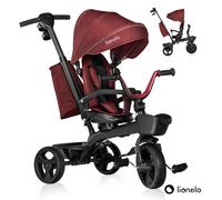 Triciclo da 1,5 a 5 anni sedile girevole Ruote in gomma LIONELO Kori Rosso