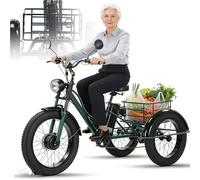 Triciclo Elettrico 24 Pulgadas Para Padres Mayores