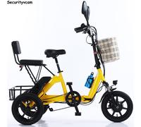 Triciclo Elettrico Portatile 14" Pre-assemblato all'85% Multifunzionale 180kg IT