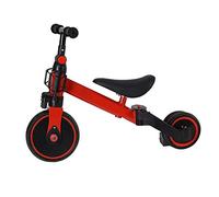 Triciclo evolutivo 2 in 1 Draisienne senza maniglia genitoriale, sedile e manubrio regolabili, ruote EVA antiurto, telaio in acciaio stabile, carico massimo 15 kg per bambini da 10 mesi a 4 anni