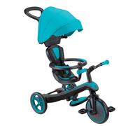 Triciclo Explorer V2 4 in 1 Turchese - Il Compagno Ideale per i Bambini - Nouvo