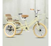 Triciclo For Bambini, Triciclo 2 In 1 Con Cestino Posteriore, Sedile Regolabile For Bambini Dai 3 Ai 12 Anni(14-inch Gray)